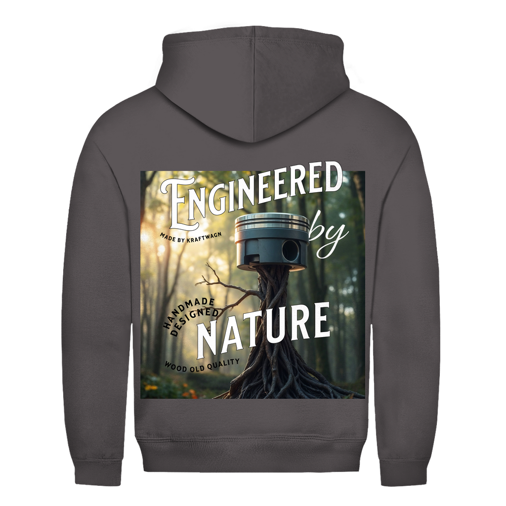 Herren Hoodie kolben weiss