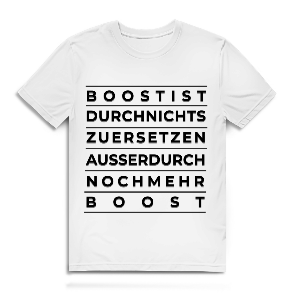 Herren Premium T-Shirt BOOST_schwarz