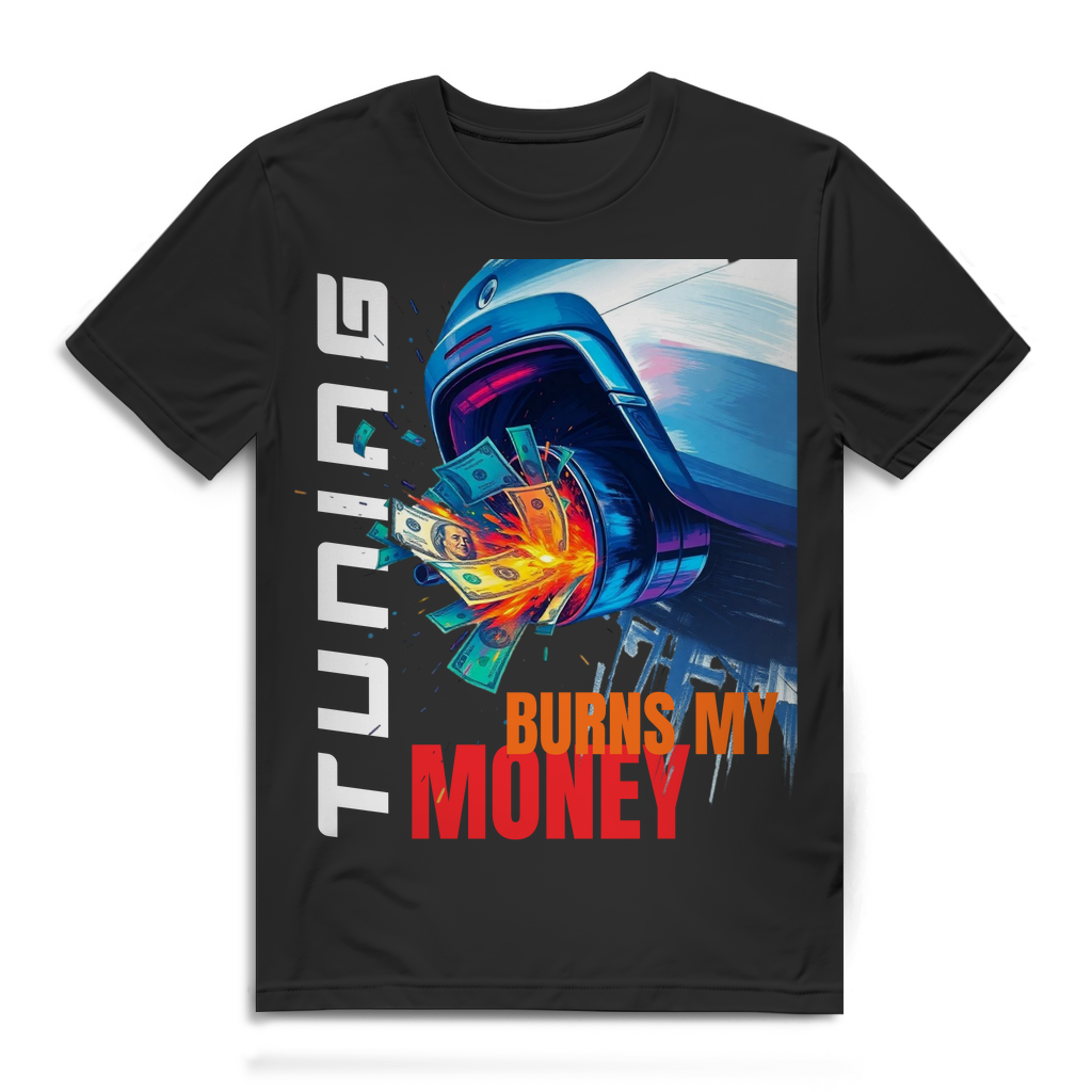 Herren Premium T-Shirt tuning burns_weiß