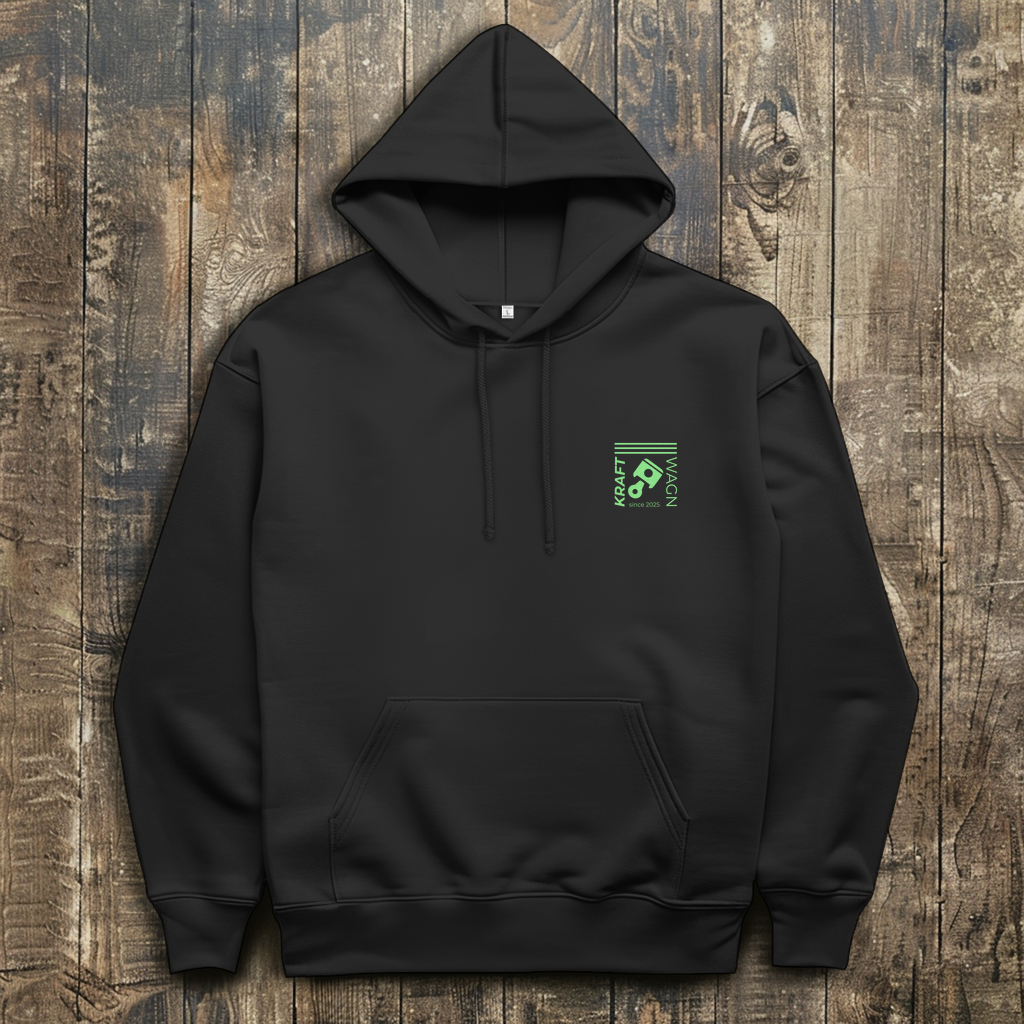 Herren Hoodie kolben grün