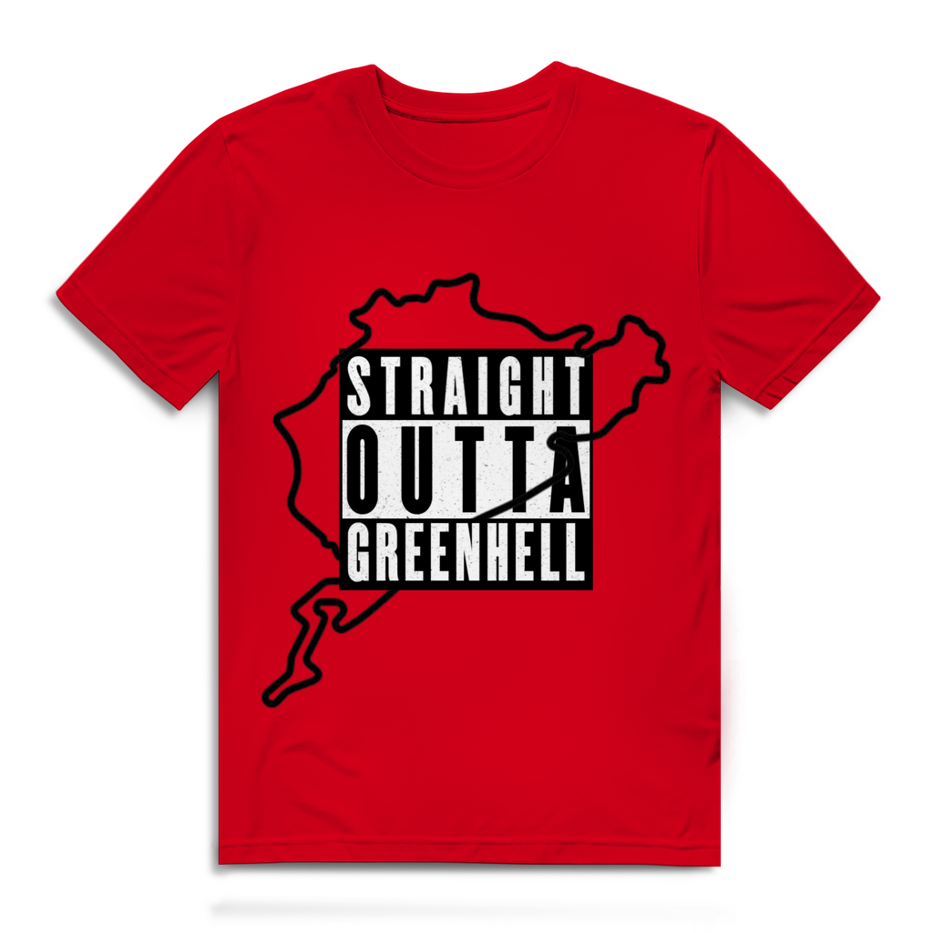 Herren Premium T-Shirt straight outta greenhell