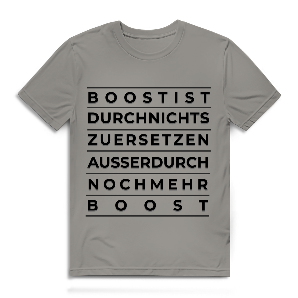 Herren Premium T-Shirt BOOST_schwarz