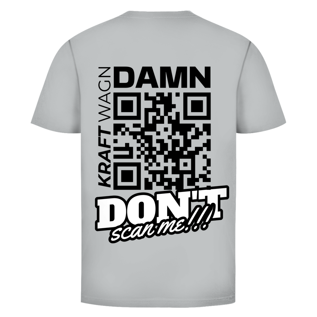 Herren T-Shirt Brust QR Code