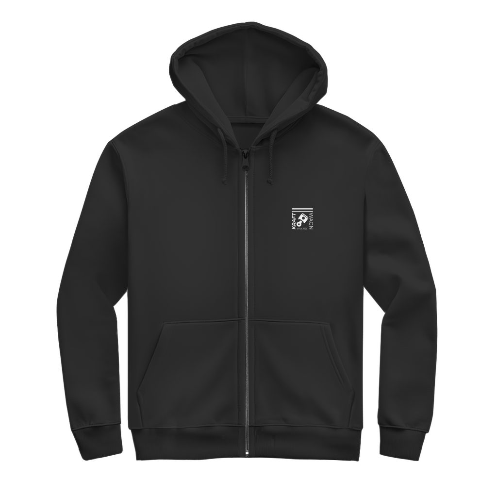 Herren Zipper Hoodie kolben weiss