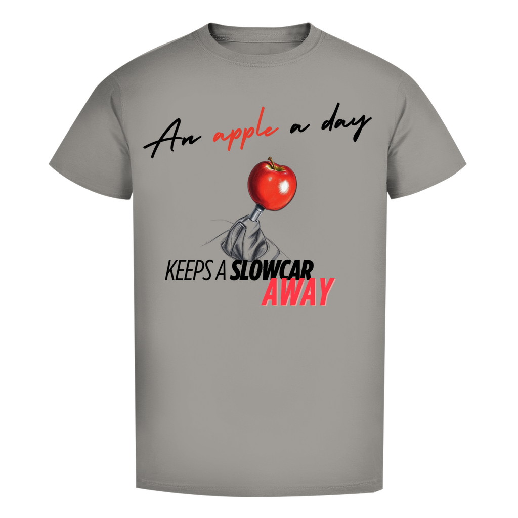 Herren Premium T-Shirt an apple a day...