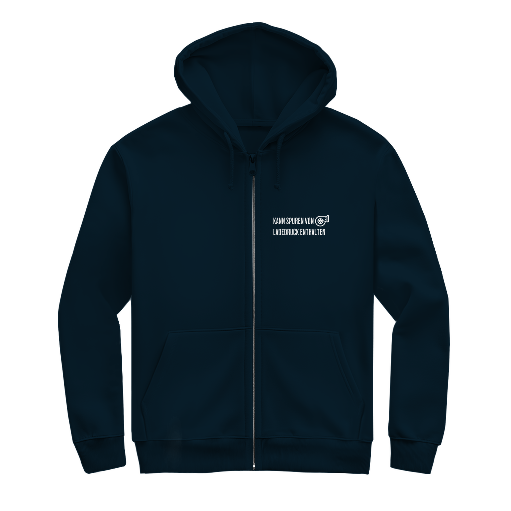 Herren Zipper Hoodie Spuren von Ladedruck
