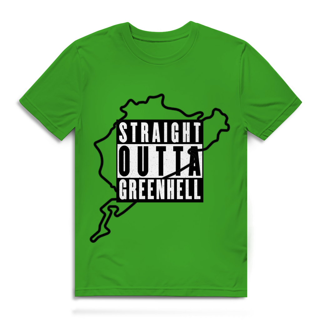 Herren Premium T-Shirt straight outta greenhell
