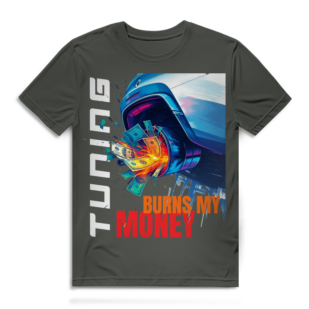 Herren Premium T-Shirt tuning burns_weiß