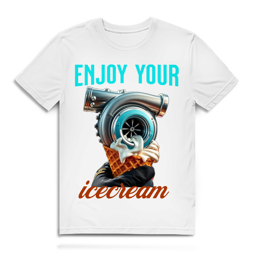 Herren Premium T-Shirt enjoy your icecream
