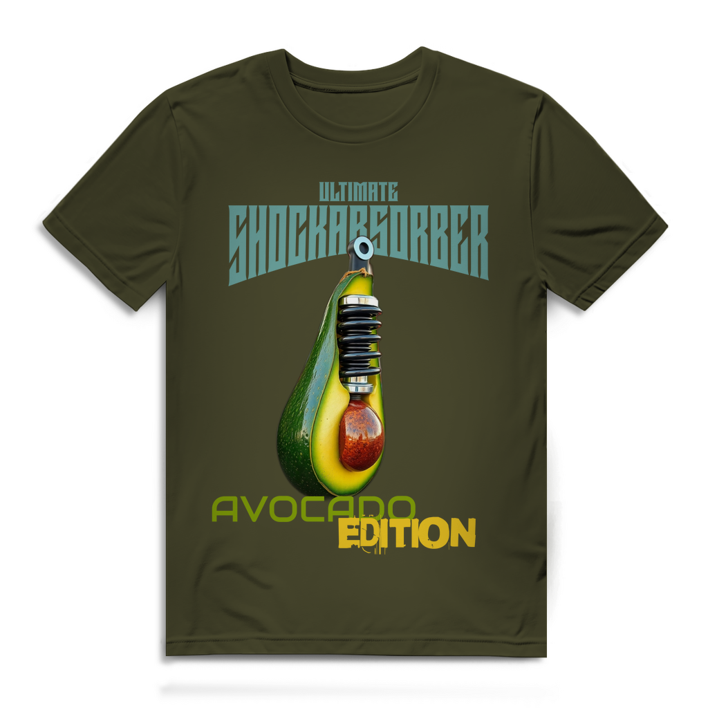 Herren Premium T-Shirt Shockabsorber avocado edition