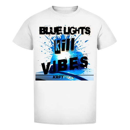Herren Premium T-Shirt blue lights kill vibes