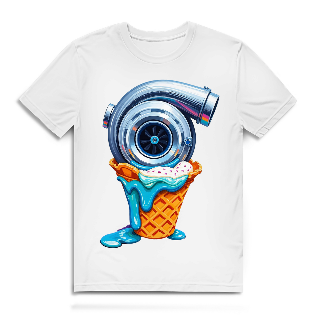 Herren Premium  T-Shirt Turbolader_icecream