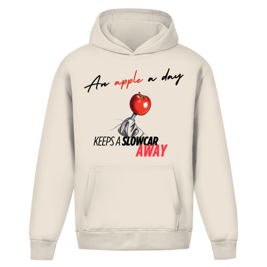 Oversize Hoodie Ohne Kordel an apple a day...