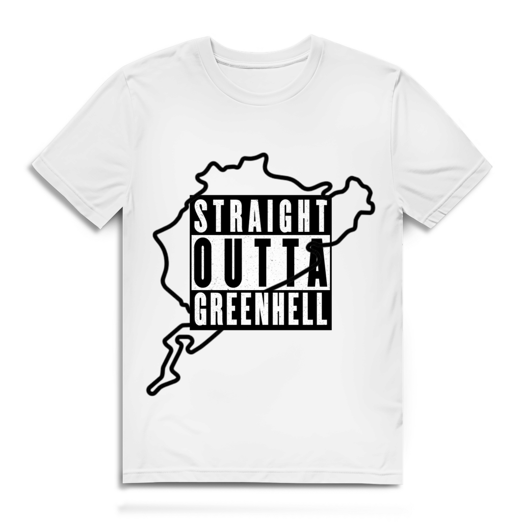 Herren Premium  T-Shirt straight outta greenhell