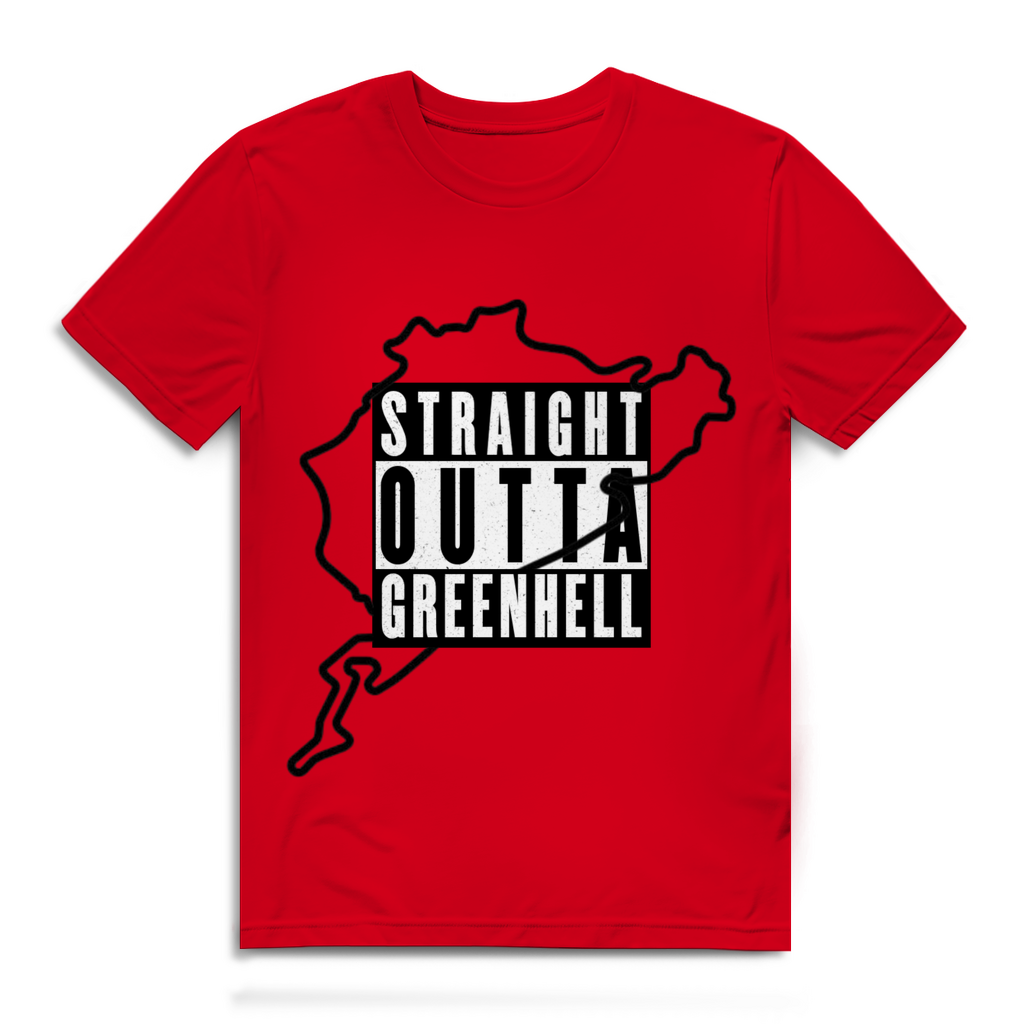 Herren Premium  T-Shirt straight outta greenhell