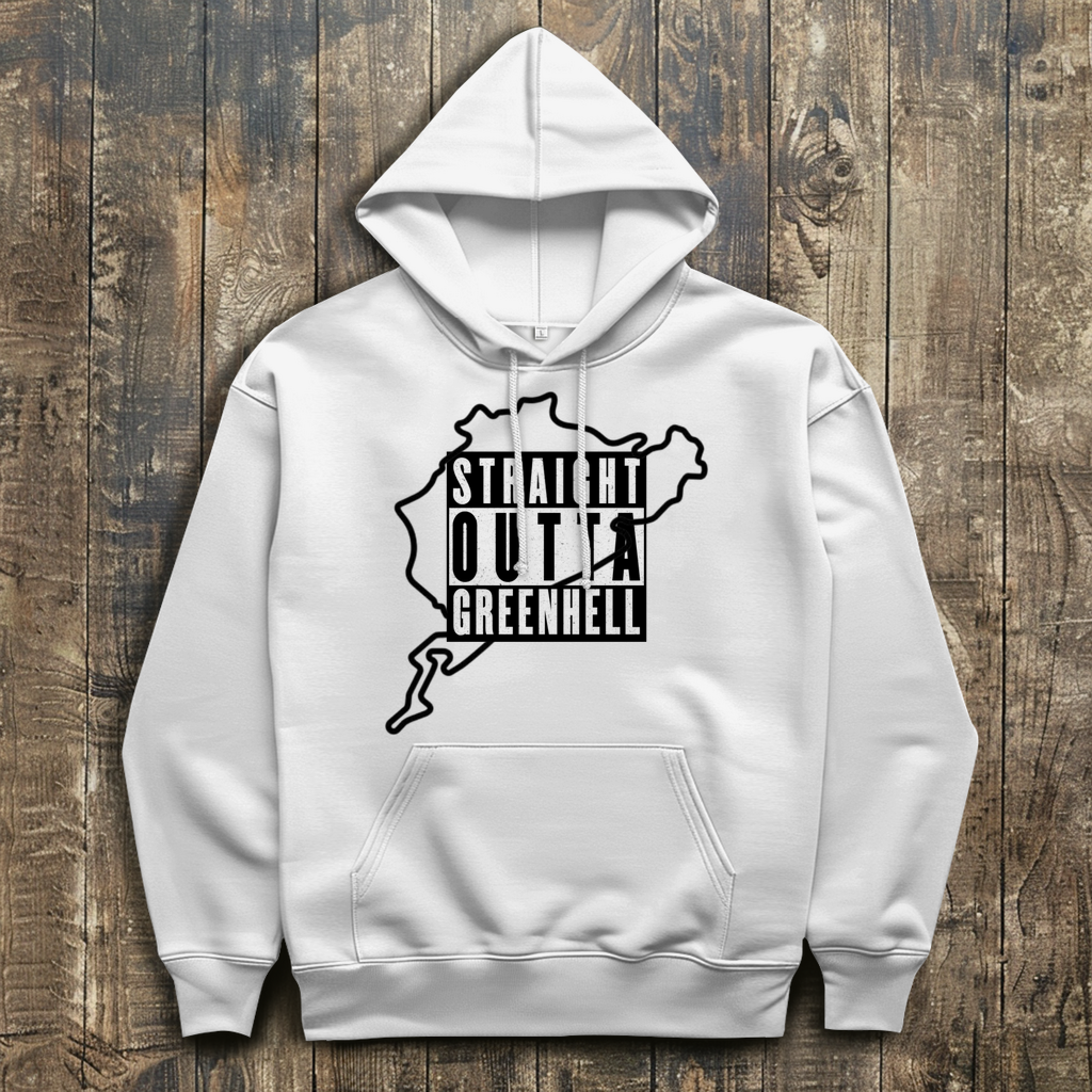 Herren Hoodie straight outta greenhell