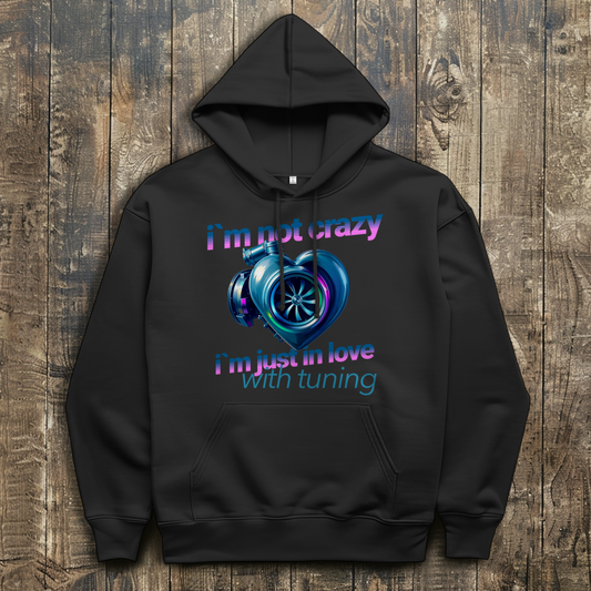 Herren Hoodie in love with tuning