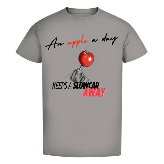Herren Premium T-Shirt an apple a day...