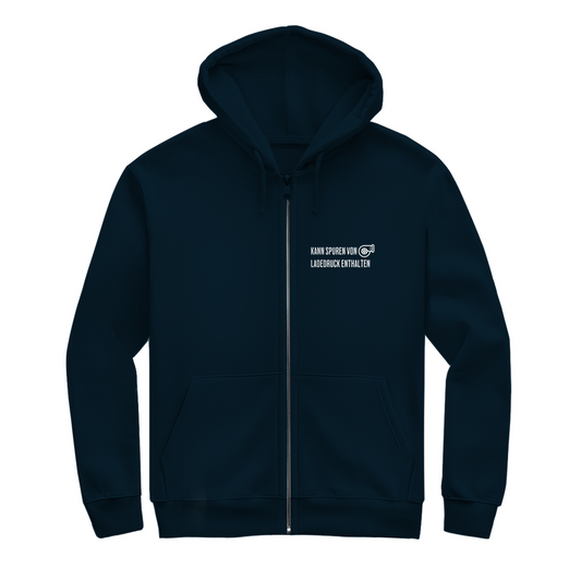 Herren Zipper Hoodie Spuren von Ladedruck