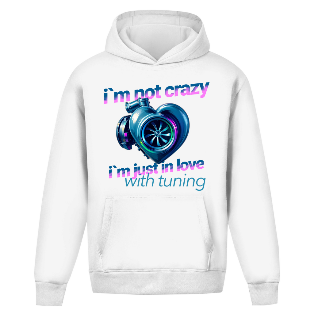 Oversize Hoodie Ohne Kordel in love with tuning