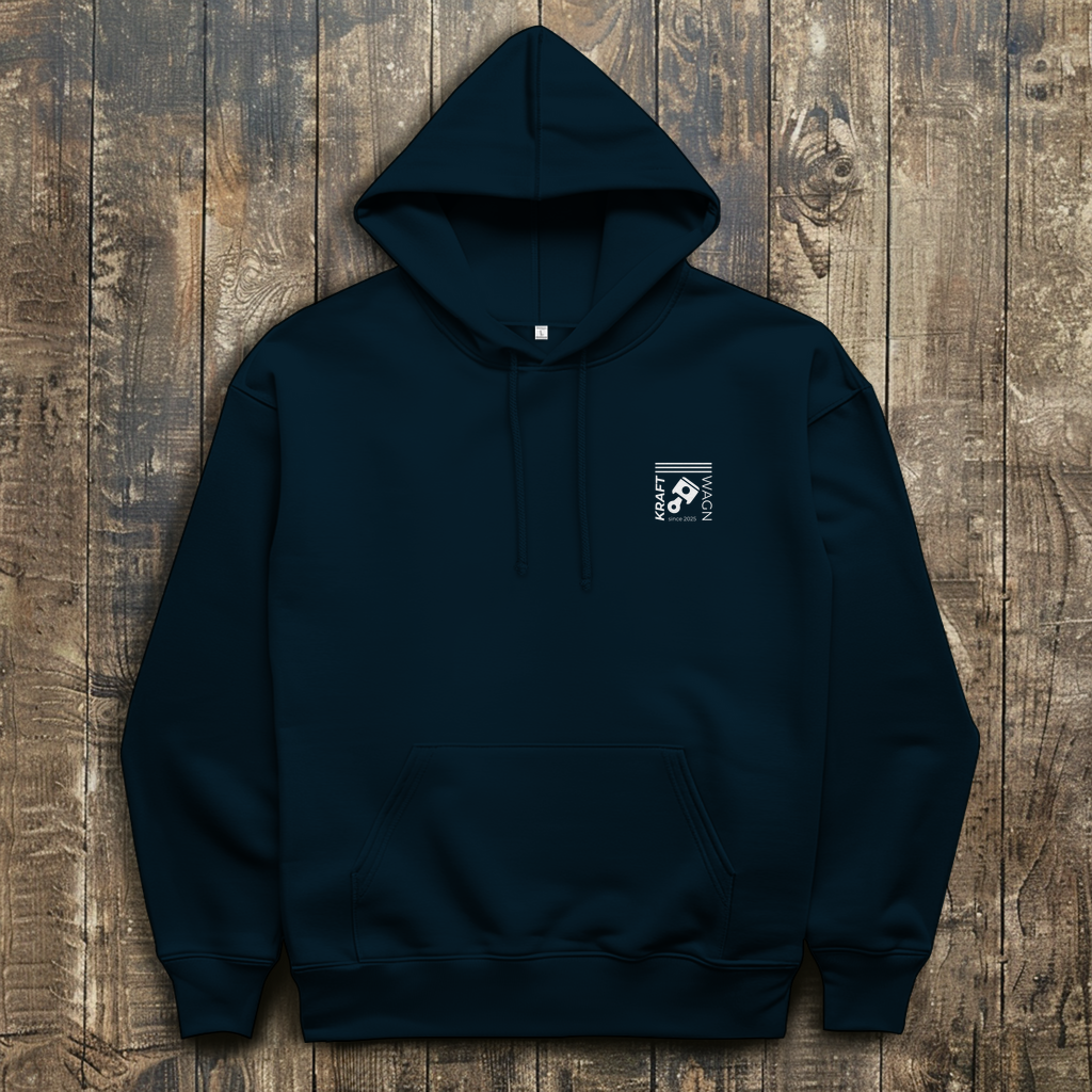 Herren Hoodie kolben weiss