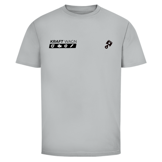 Herren T-Shirt Brust QR Code