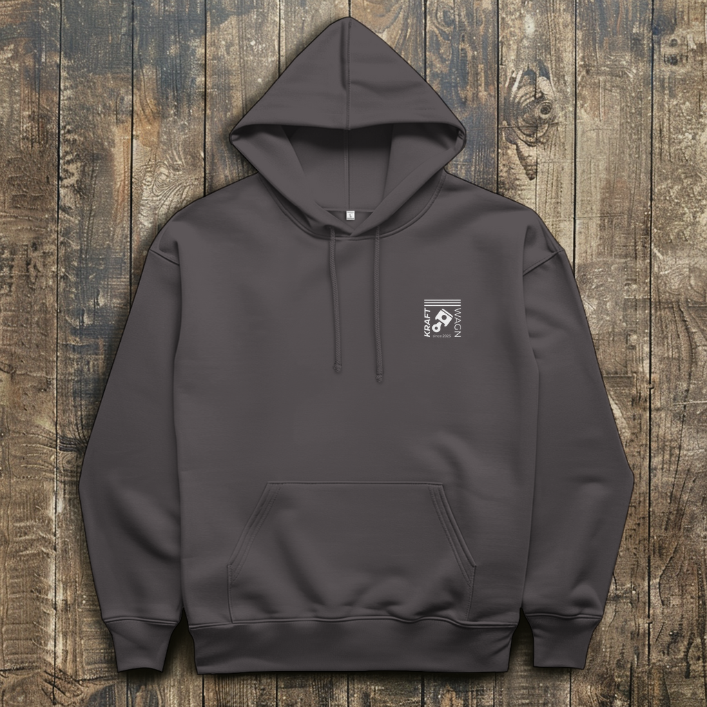 Herren Hoodie kolben weiss
