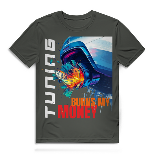 Herren Premium  T-Shirt tuning burns_weiß