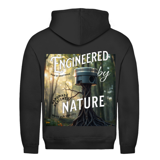 Herren Hoodie kolben weiss