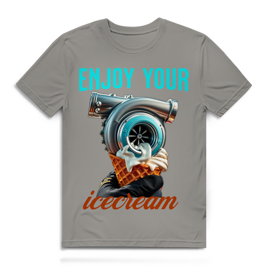 Herren Premium Bio T-Shirt enjoy your icecream