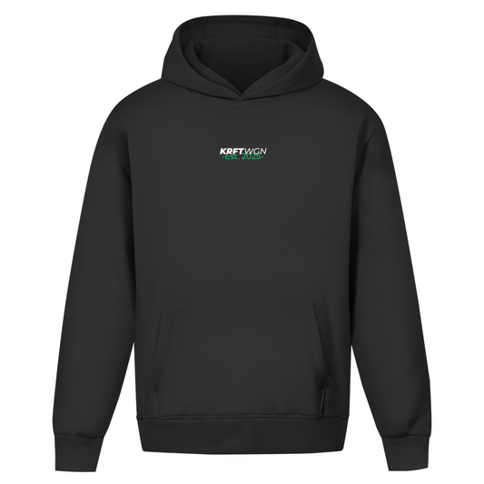 Oversize Hoodie Ohne Kordel kolben weiss