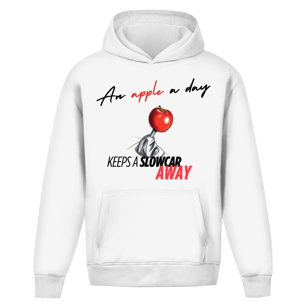 Oversize Hoodie Ohne Kordel an apple a day...