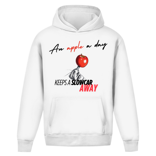 Oversize Hoodie Ohne Kordel an apple a day...