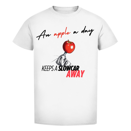 Herren Premium T-Shirt an apple a day...