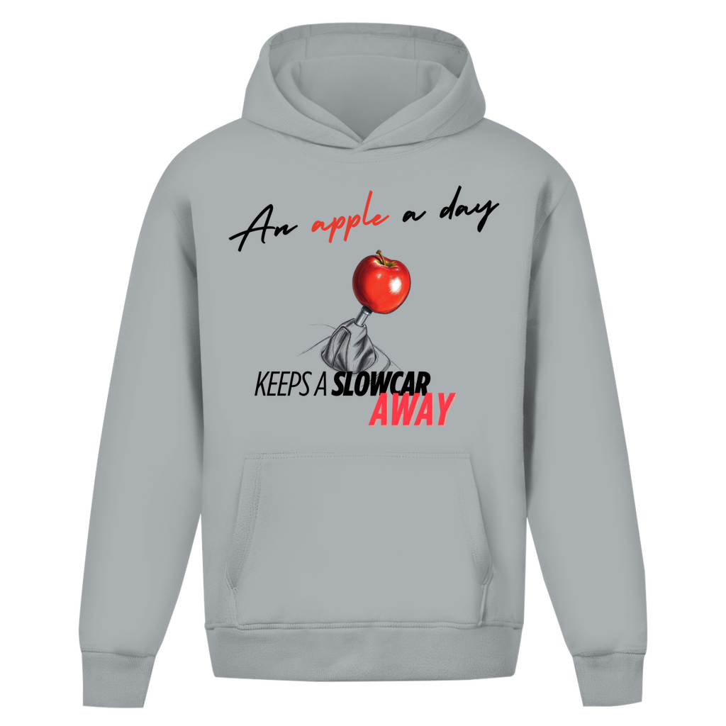 Oversize Hoodie Ohne Kordel an apple a day...