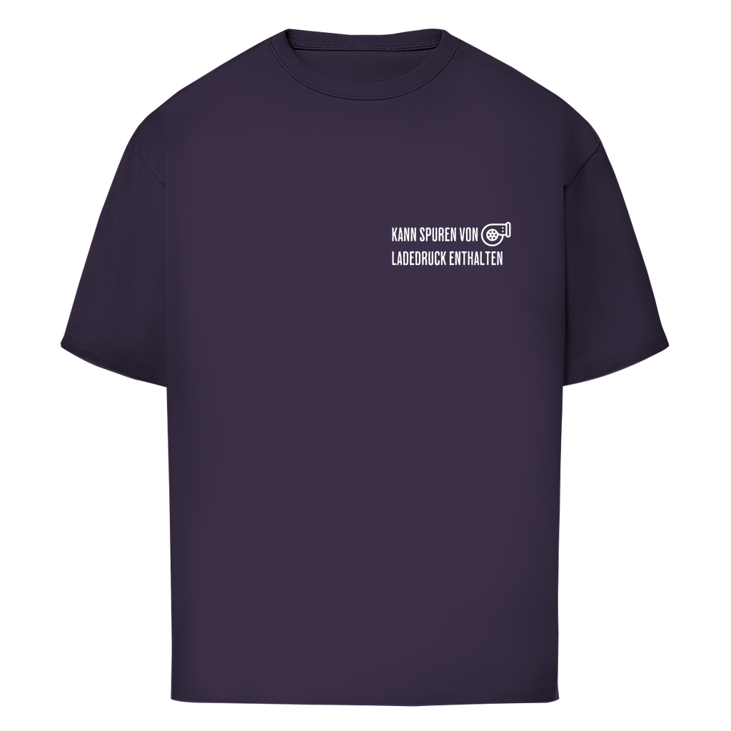 Oversize T-Shirt Spuren von Ladedruck